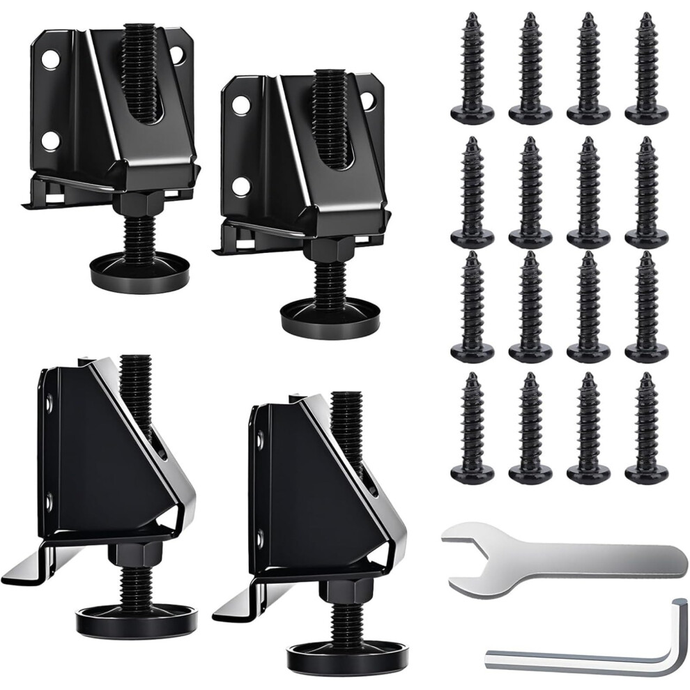 Heavy Duty Leveling Feet 4 Pack Adjustable Furniture Levelers For Cabinets And Workbenches 9330225588733