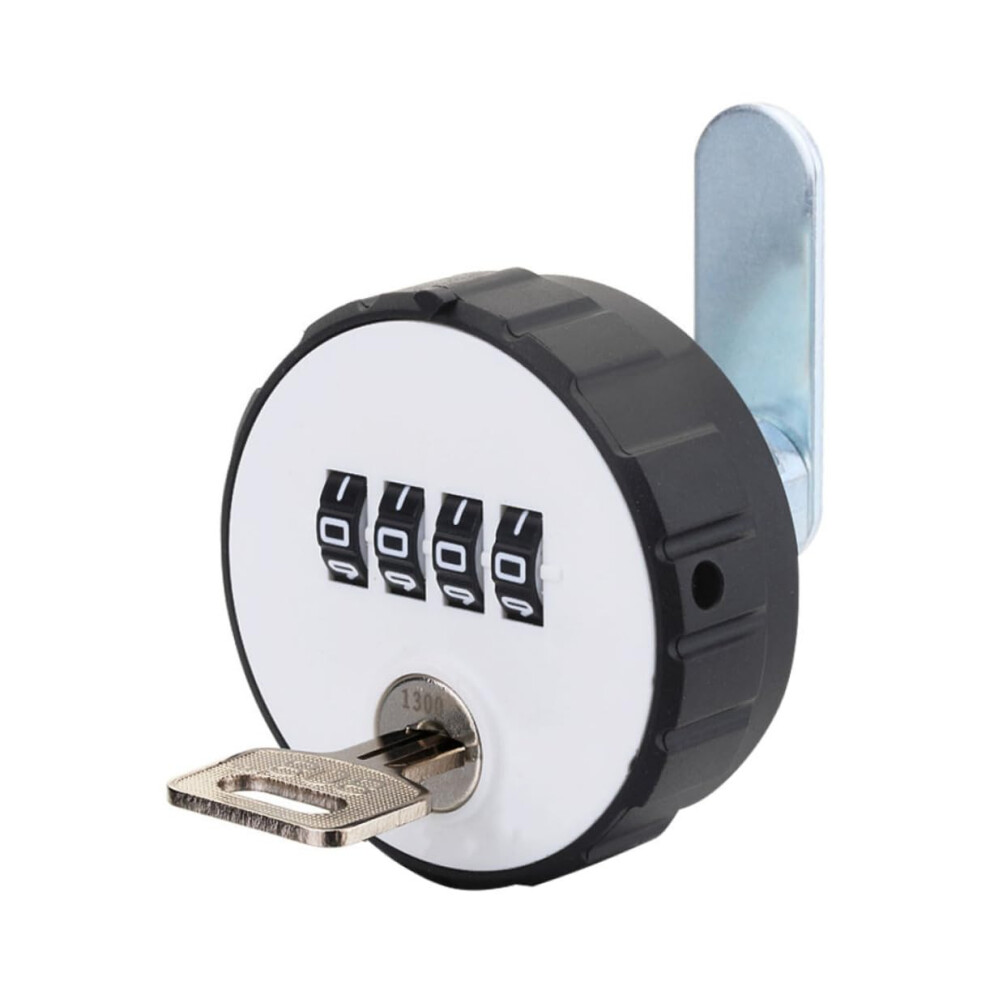 4 Digit Combination Cabinet Lock With Key, Dual Access Security File Cabinet Lock, Durable Steel Construction 9073542251316