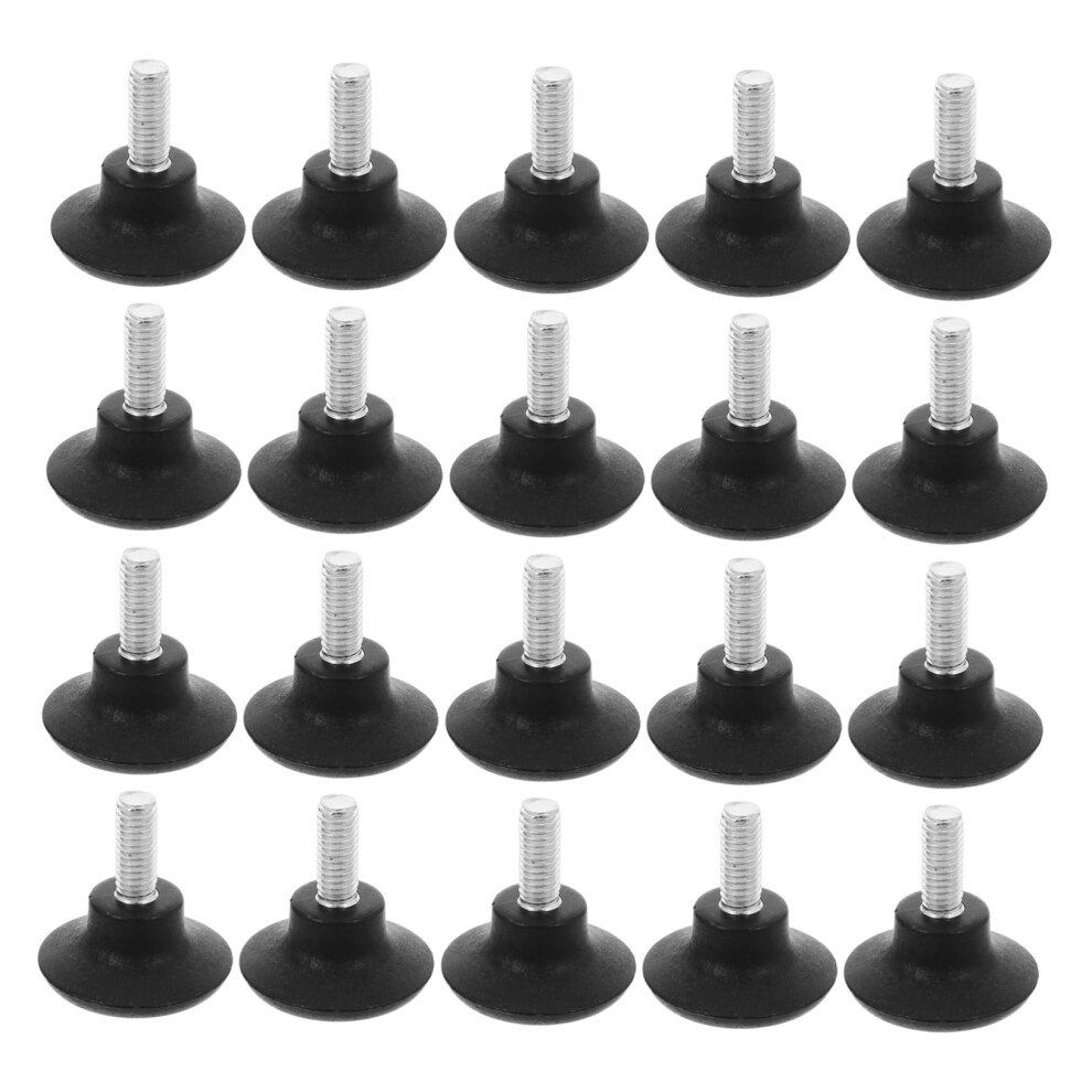 20Pcs Adjustable Furniture Leveling Feet Heavy Duty Screw Glides For Chairs Desks And Sofas Floor Protection 9073542251439