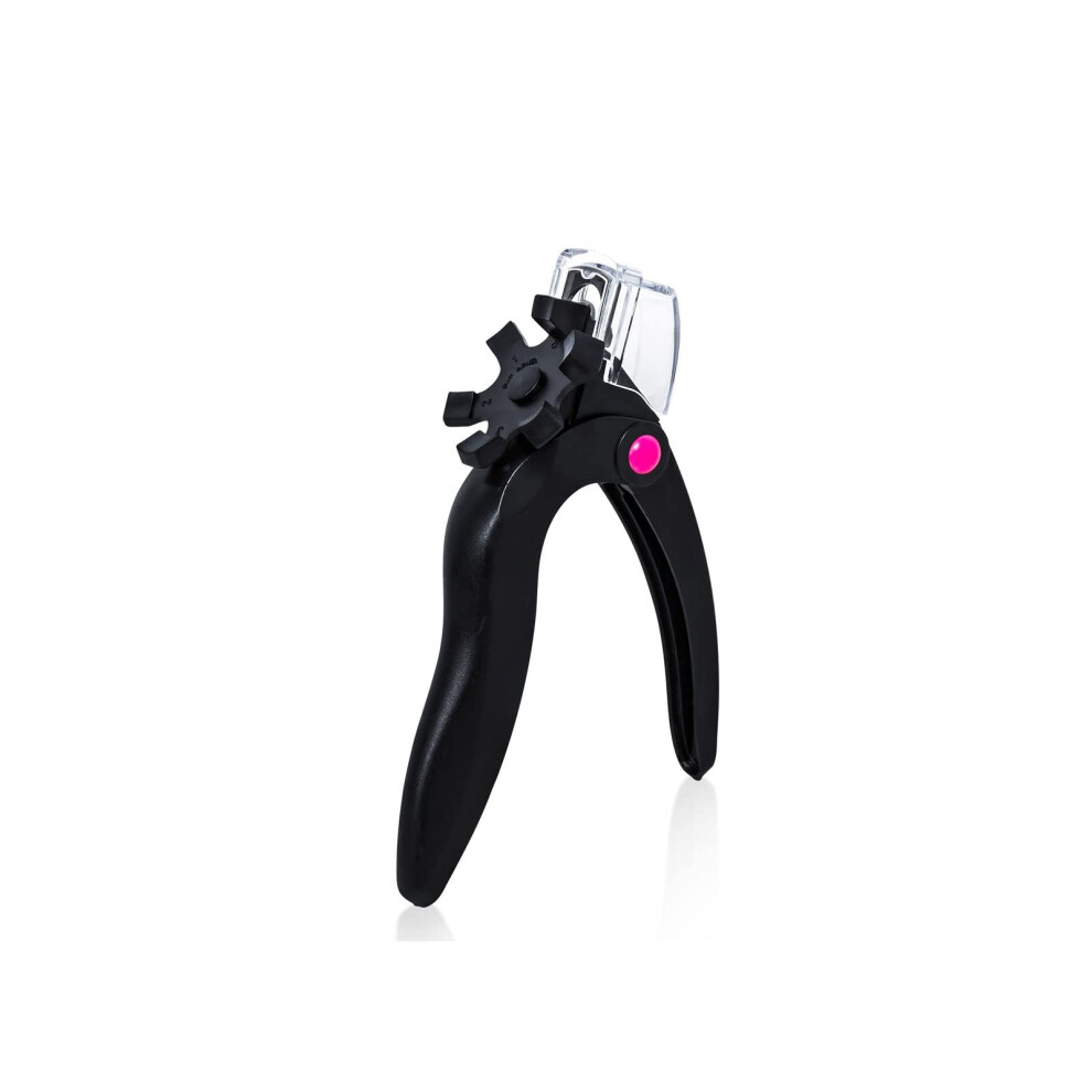 Adjustable Nail Tip Cutter with Precision UShaped Blade, Stainless Steel False Nail Clipper for Salon and Home Use