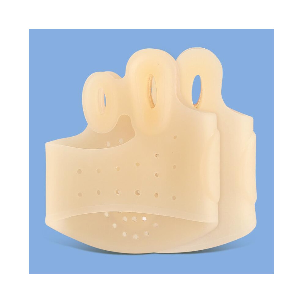 2 in 1 Gel Metatarsal Pads and Toe Separators for Ball of Foot Pain Relief, Breathable NonSlip Fit