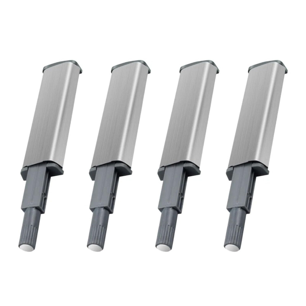 4 Pack Push To Open Cabinet Latch, Magnetic Touch Latch With Adhesive Nodrill Install For Handleless Cabinets 9073542251620
