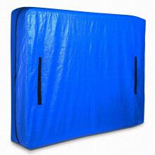Waterproof Mattress Storage Bag with Zipper Dustproof Heavy Duty Protector Blue Queen Size 78.6x59x16in
