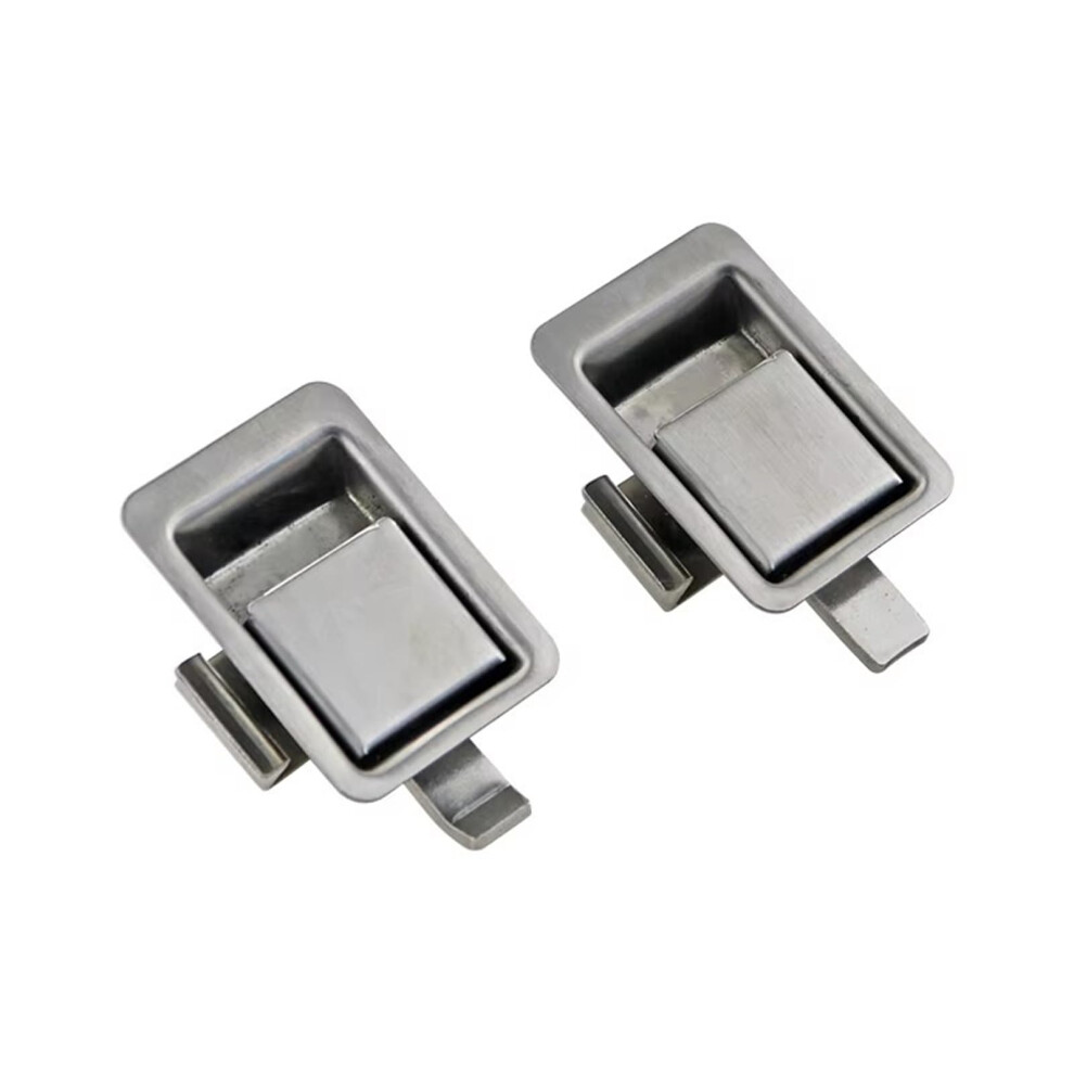304 Stainless Steel Panel Lock, CorrosionâResistant Secure Cabinet Door Lock For Industrial Equipment 1Pcs Straight 9330225589495