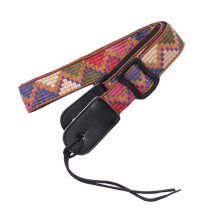 Bohemian Ukulele Strap Adjustable Lightweight Comfort Fit for Adults Beginners Chic Ethnic Design