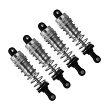 Metal Shock Absorber Set 4Pcs for WLtoys 144001 1/14 RC Drift Car Upgrade Durable Suspension Replacement