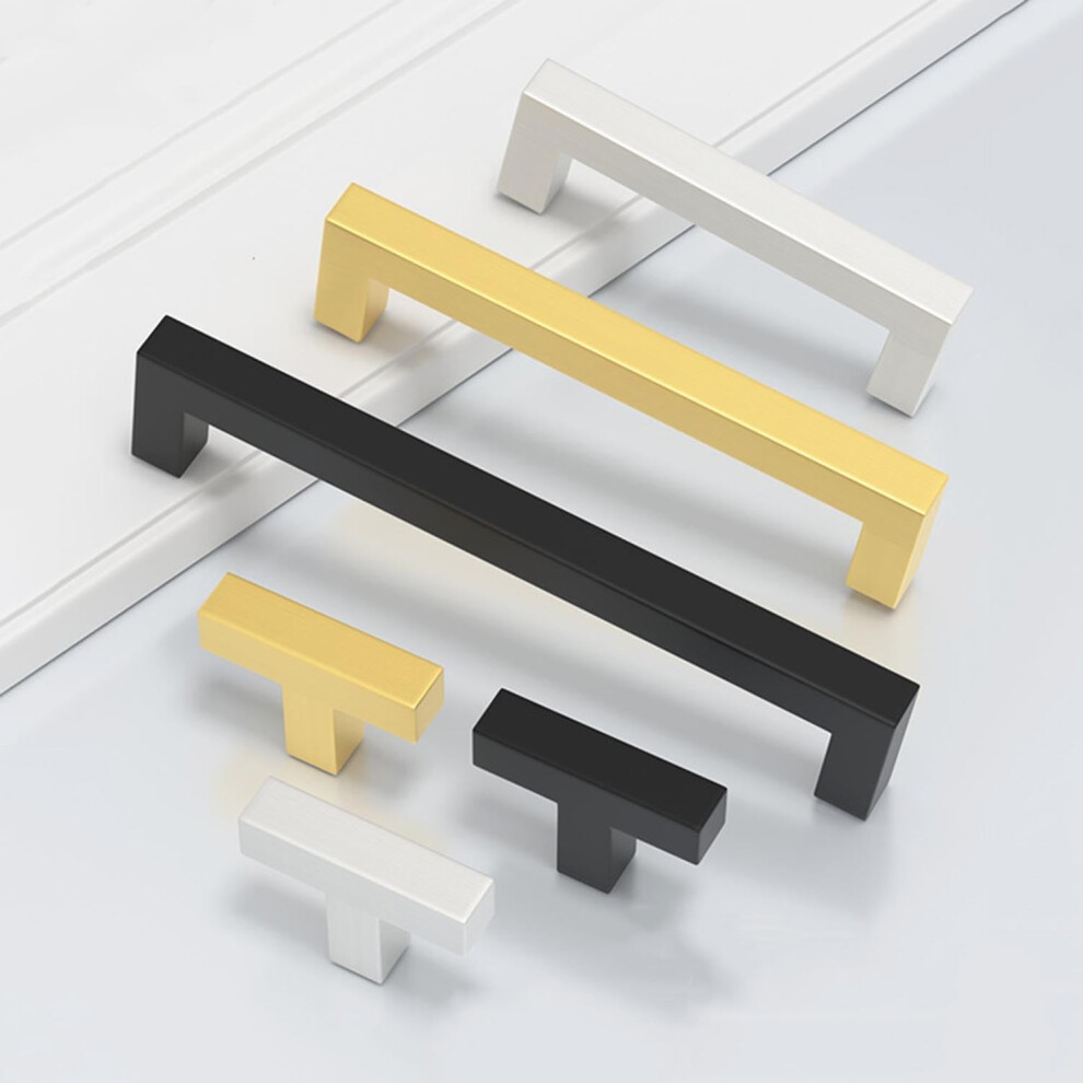 Stainless Steel Cabinet Handles Silver 6.8 Inch Drawer Pulls Pack Of 10, Modern CorrosionâResistant Design 9073542252115
