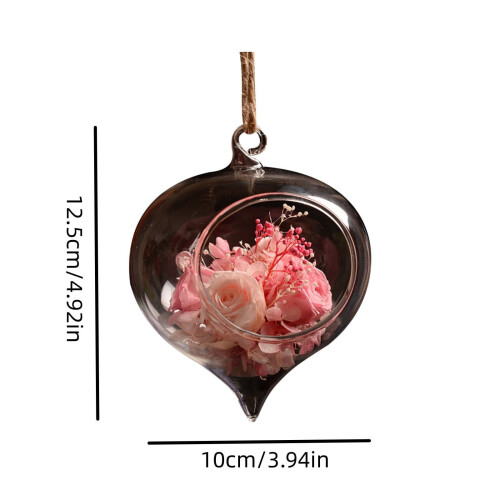 Hummingbird glass feeder hand blown 1 piece 1