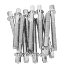 12pcs Drum Tension Rod Screws Kit for Drum Hardware Replacement, Quick Swap Installation
