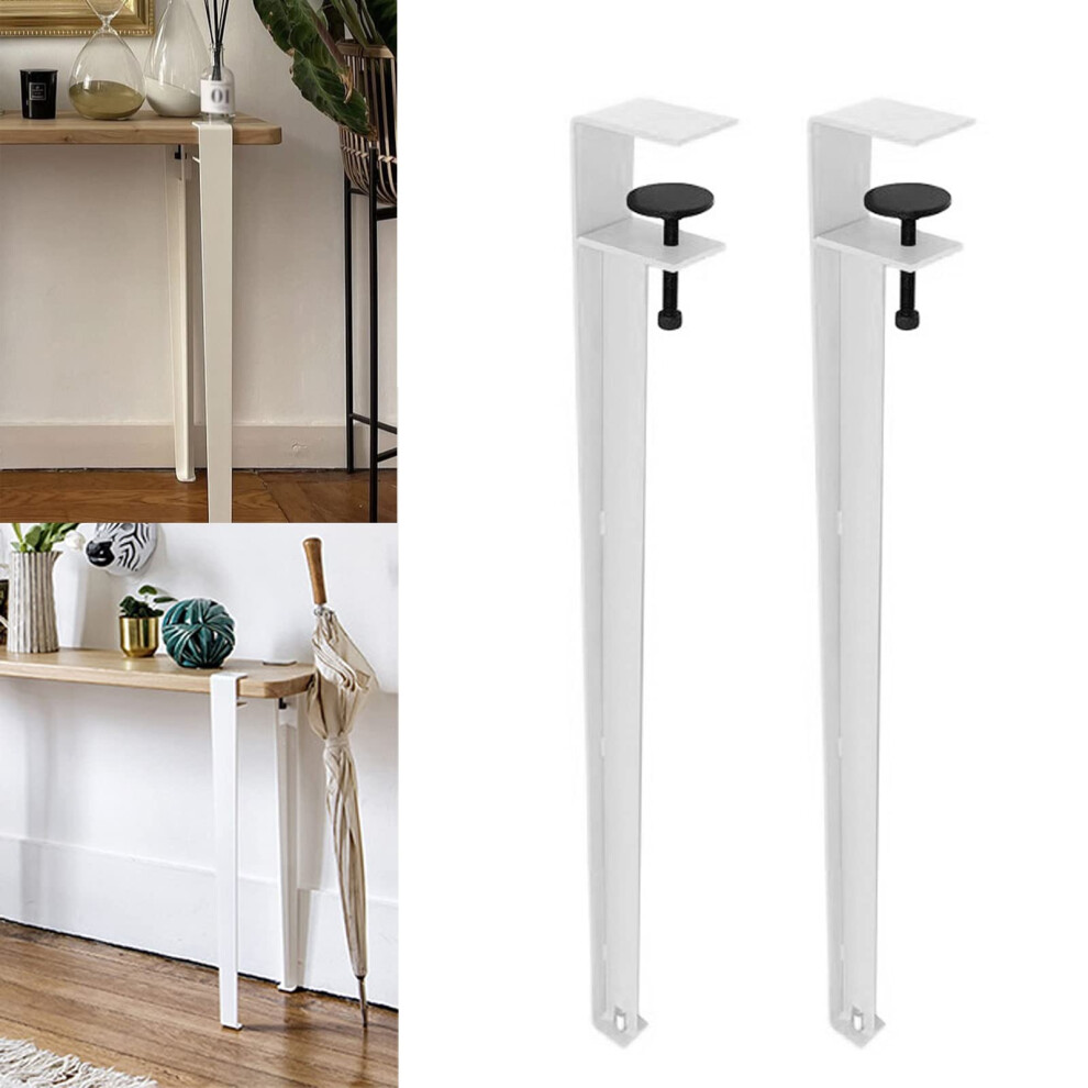 Adjustable Metal Table Legs 2 Pcs With RustâResistant Finish And Height Feet For Workbench Desk Bar 9073542252573