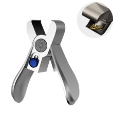 Toenail Clippers for Thick Nails, 11mm Wide Opening Heavy Duty Nail Clipper with AntiSplash Catcher and Ergonomic Handle (Silver B)