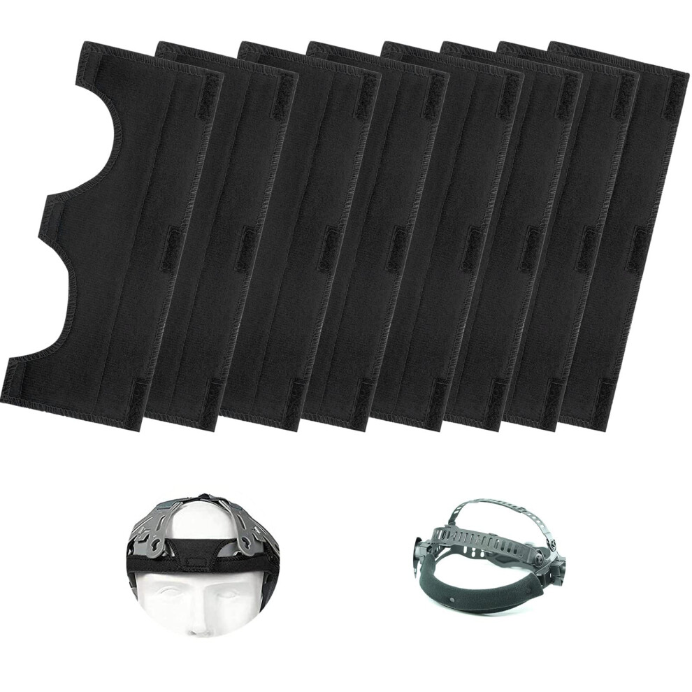 7 Pieces Hard Hat Sweatband And Liner Set, Washable Reusable Cotton For Welding Helmet, Sweat Absorption Comfort 9330225590392