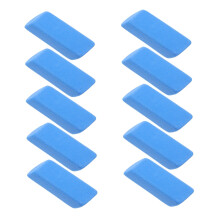 10 Piece Guitar Fret Eraser Set Durable Fret Polishing Tool for Fast Guitar Maintenance