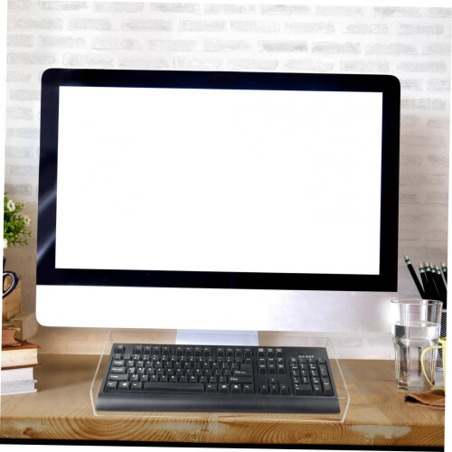 Keyboard Cover Acrylic Protector with Dust‑Resistant Clear Design for Ergonomic Office Keyboards 2