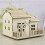 Decorative Wooden Coin Storage Box with Random Villa Pattern, Compact DustProof Tabletop Organizer 2
