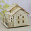 Decorative Wooden Coin Storage Box with Random Villa Pattern, Compact DustProof Tabletop Organizer 5