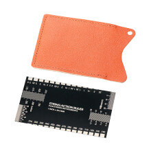 Guitar String Action Ruler with Case, Precision Guitar Setup Measuring Tool for Luthiers and Teachers