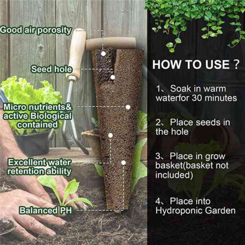 Grow Baskets, Hydroponic Seed  Pods Baskets Replacement Compatible Hydroponic Growing System 2