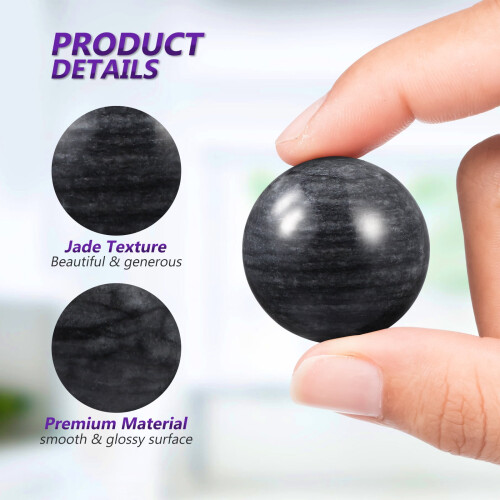 Bolas de Baoding Eease2Black para Massagem e Exercícios de Saúde Chinesa 2