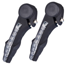 Mizh1Pair Φώτα φλας LED για τιμόνι ποδηλασίας βουνού, τιμόνι ποδηλάτου, νυχτερινή