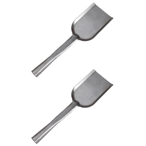 2 stk. sotspade, skoppespade, kullaskespade, fint håndverk