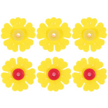 Hummingbird Feeder Flowers Replacement Parts 6 pcs