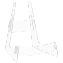 Acrylic Guitar Stand Clear Acrylic Floor Display for Ukulele Violin Guitar with Polished Edge Finish