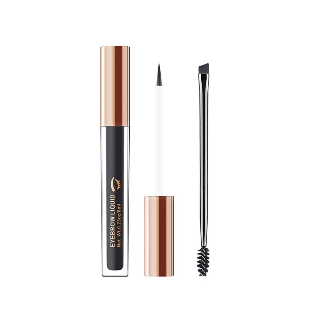 Waterproof Long Lasting Eyebrow Pomade Kit with Brow Gel and Precision Brush for Natural Finish