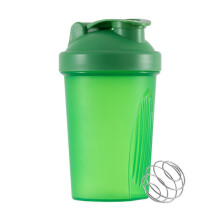Kubek sportowy Shaker, przenośny kubek do mieszania, 400 ml, plastikowa butelka Shaker