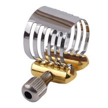 Alto Saxophone Ligature Clip 4 Pack Stainless Steel Metal Replacement for Mouthpiece Precise Alto Fit