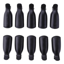 10PCS Reusable Nail Polish Remover Clips for Soak Off Gel, Acetone Clean Removal Nail Caps Set