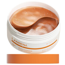 Vitamin C Under Eye Patches (30 Pairs) with Caffeine Collagen – Cooling Hydrogel Eye Mask for Dark Circles, Puffiness and Wrinkles