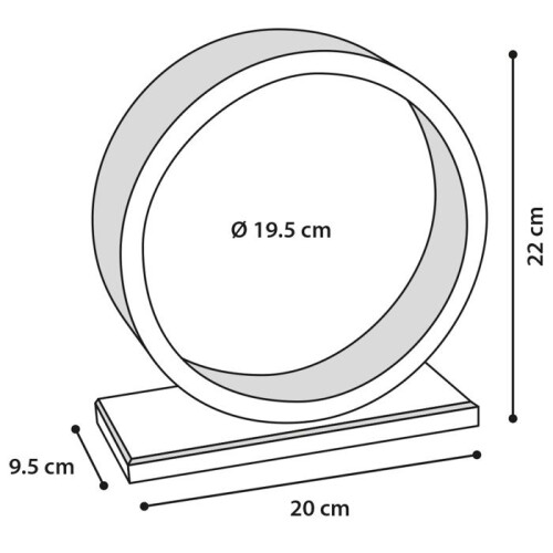 Roda de exercício para roedores Danco M 2