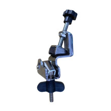 Cymbal Holder Attachment with Metal Arm Clip, Secure Grip Adjustable Drum Mount