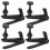 4pcs Brass Violin Fine Tuners Set Precise Pitch Control Durable Black Adjusters Easy Installation 1