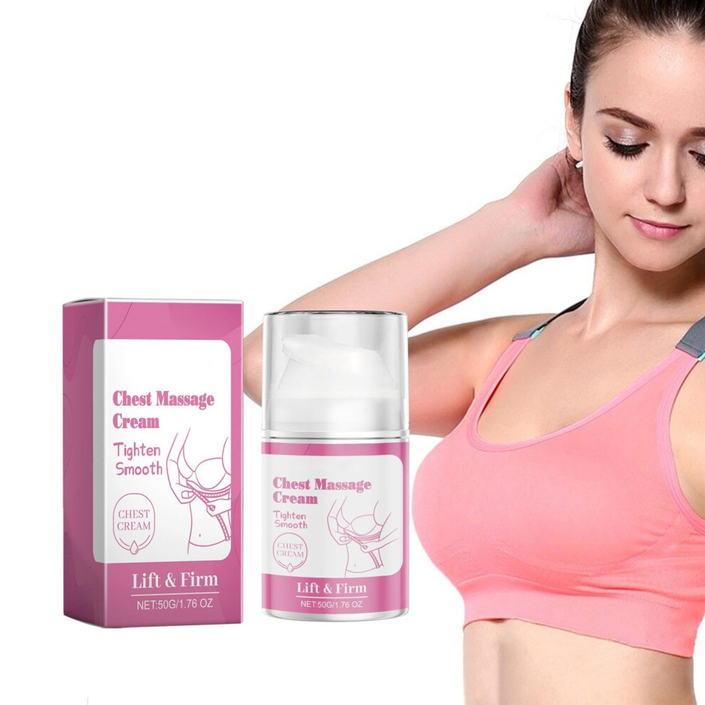 Breast Enhancement Cream with Natural Firming and Lifting Formula, NonGreasy and Safe for All Skin Types (1 Count)