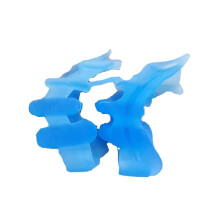 Silicone Toe Separators for Bunion Relief, Medical Grade Gel Toe Spacers for Pain Relief, Blue One Size