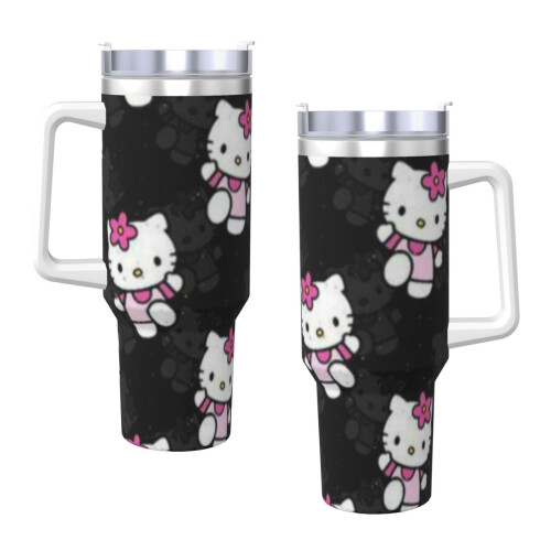 Hello Kitty personlig 40oz rustfritt stålglass med 2