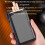 Electric Cigarette Lighter Case USB Rechargeable Windproof 20Pack Sliding Cover Cigarette Box 2
