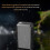 Electric Cigarette Lighter Case USB Rechargeable Windproof 20Pack Sliding Cover Cigarette Box 3