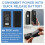 8000mAh E340 Battery for Eufy Security Video Doorbell E340 with Type-C Charge Cable, Part Number HB-E340 7