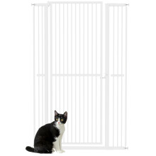 Barrera de Seguridad Blanco 104 x 3.5 x 150 cm