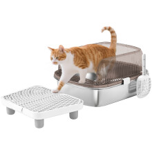Arenero para Gatos Gris 53 x 42 x 27 cm