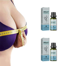 Breast Firming Oil Set 2PCS, Natural Breast Enhancement with Organic Bust Lifting Essential Oil for Firming Lift Effect