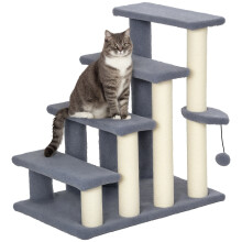 Escalera para Gatos Gris 60 x 40 x 64 cm