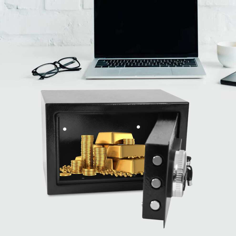Home Safe Box With Dual Access Security, Fireproof Steel Safe For Documents And Valuables 9330225591283