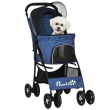 Cochecito para Perros Azul 81 x 48 x 99 cm