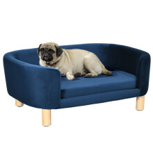 Sofá para Perros Azul 86 x 55 x 33 cm