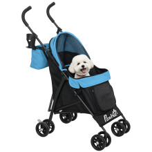 Cochecito para Perros Azul 76 x 44 x 103 cm