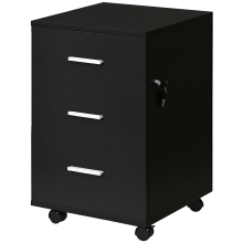 Cajonera de Escritorio Negro 40 x 40 x 61.5 cm